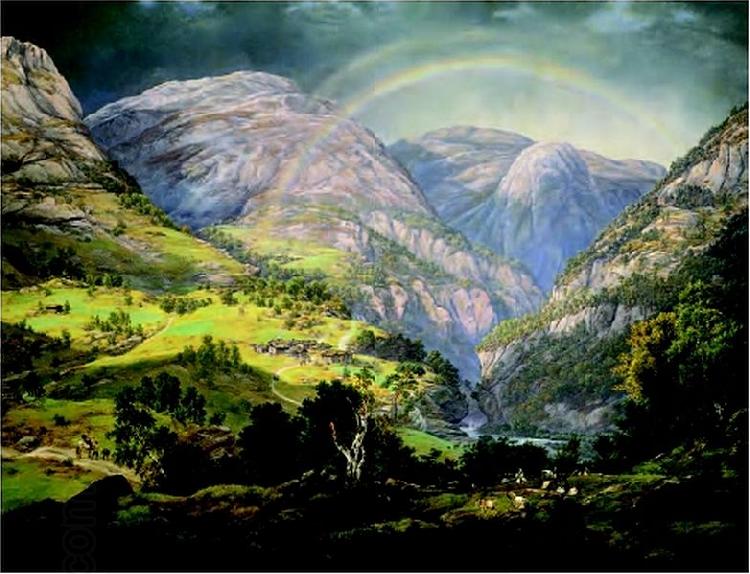 Johan Christian Dahl Stalheim China oil painting art